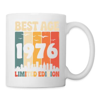 1976 Retro Geburtstag 1976 Vintage 1976 - Tasse - Weiß - Rechts