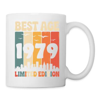  1979 anniversaire rétro 1979 vintage 1979 - Mug blanc - blanc - Droite