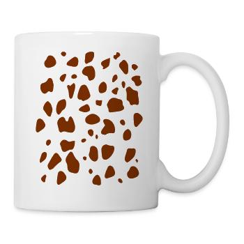 Spots Vector Color Custom Animal Pattern - Mug - white - Right