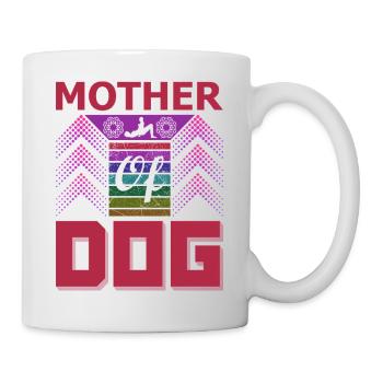 Shirt de la mère du chien drôle de maman de chien - Mug blanc - blanc - Droite