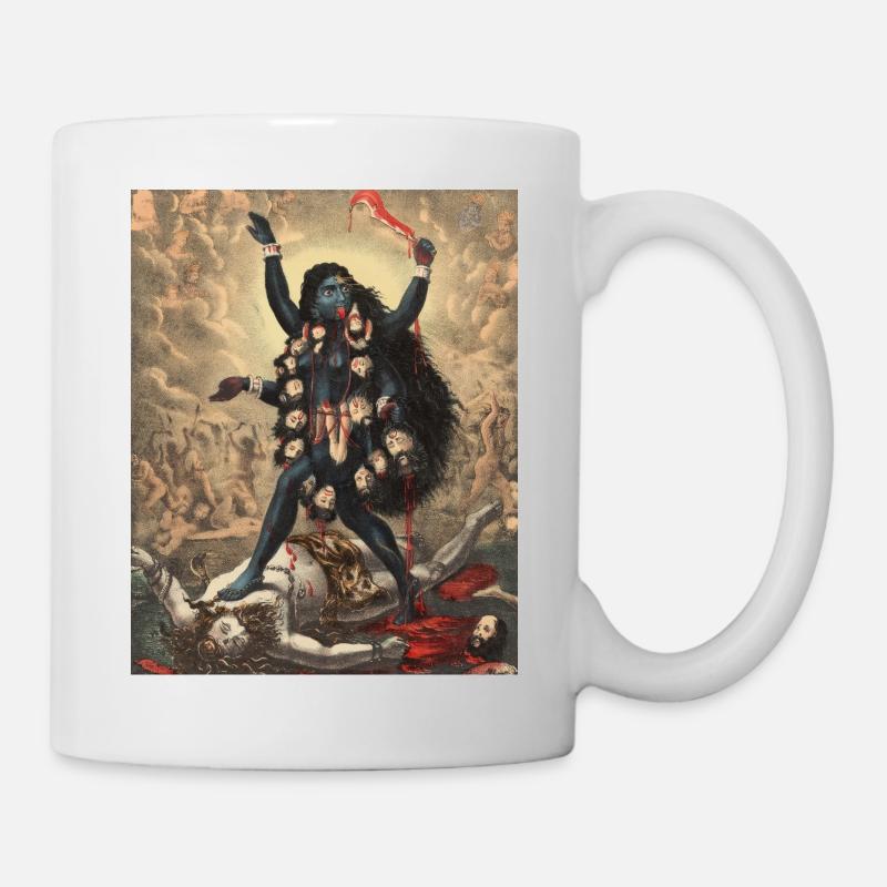 Kali, the wrathful protector - Mug - white