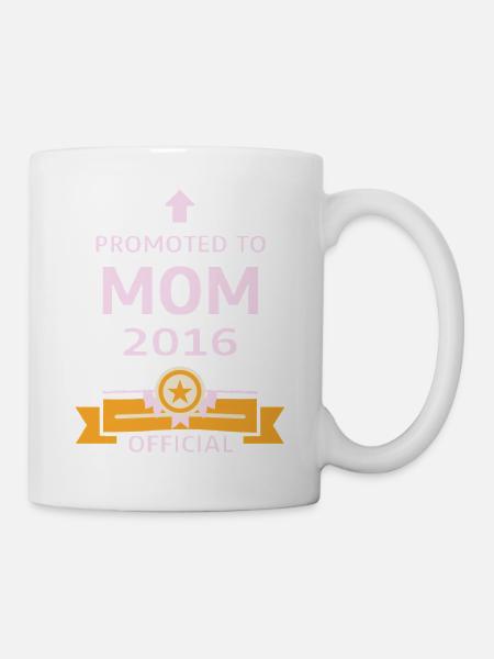 Beförderung zur Mutter 2016 - Tasse - WeiĂ