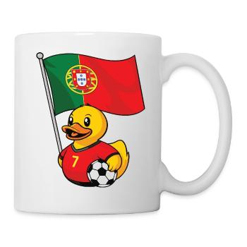Maillot de supporter portugais pour les fans fiers - Mug blanc - blanc - Droite