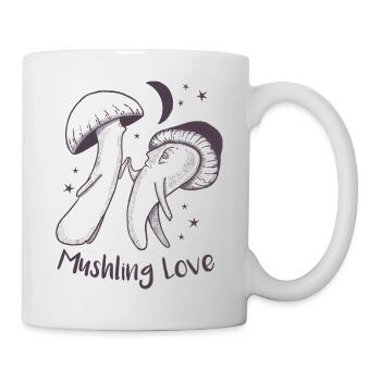 Mushling Love Mushroom Heart Night - Mug - white - Right