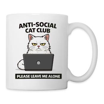 Anti-Social Cat Club: Leave Me Alone - Mug - white - Right