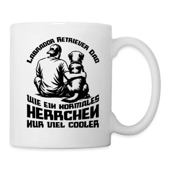 Geschenk für Labrador Retriever Dad - Tasse - Weiß - Rechts