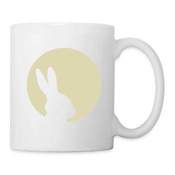 Lapin Lune Lapin Lapin Lapin Pâques - Mug blanc - blanc - Droite