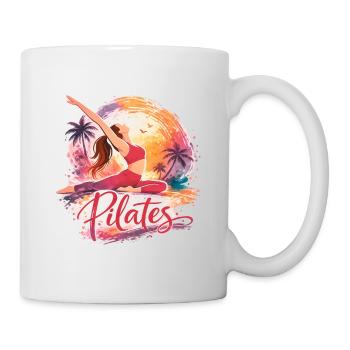 Tropical Bedtime Pilates - Mug - white - Right