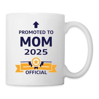 Mama seit 2025 – Stolze neue Mama Design - Tasse - Weiß - Rechts