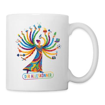 Alleskönner Tausendkünstler begabter Allrounder - Tasse - Weiß - Rechts