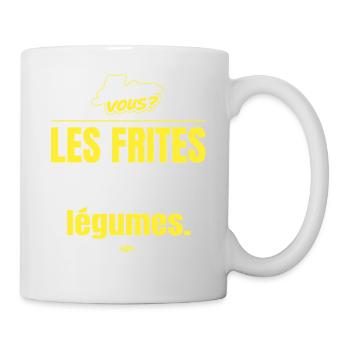 Les frites sont techniquement des légumes - Mug blanc - blanc - Droite
