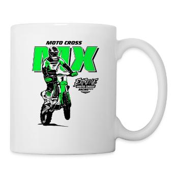 Moto Cross - Supercross - Motocross - Mug blanc - blanc - Droite
