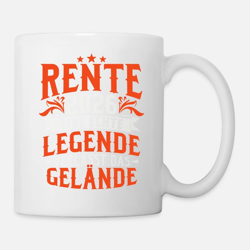 Rente 2026 Renter Ruhestand Geschenk - Tasse - Weiß