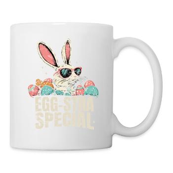 Eggsta Special Retro Bunny Easter - Mug - white - Right
