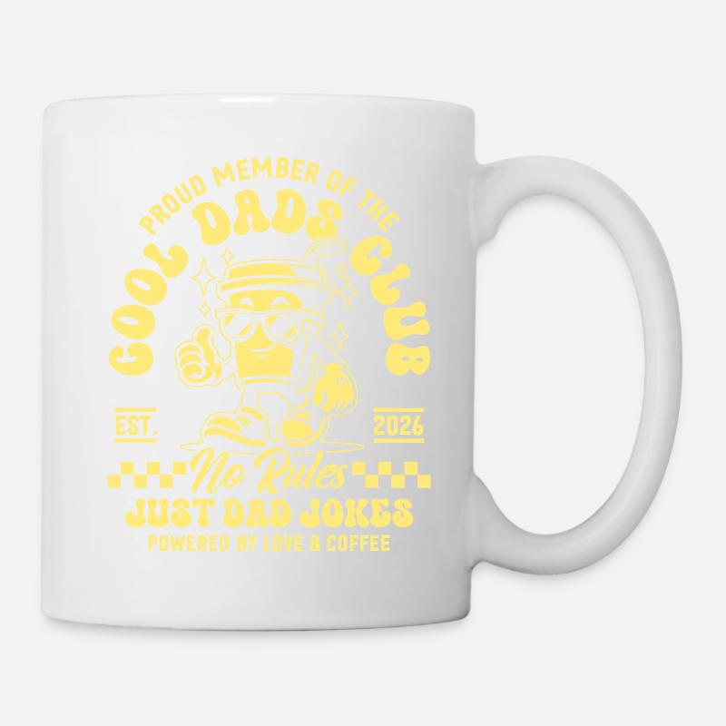 Cool Dads Club - Papa 2026 Geschenk - Tasse - Weiß