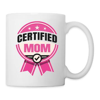 Maman certifiée - Drôle de père design - Mug blanc - blanc - Droite