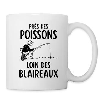 Humour pêche pêcheur  - Mug blanc - blanc - Droite