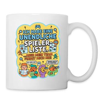 Gamer Multiplayer Team Humor - Tasse - Weiß - Rechts