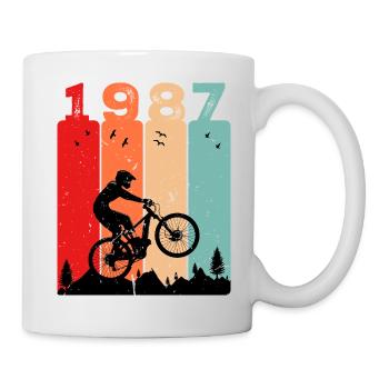 1987 39. Geburtstag - Tasse - Weiß - Rechts