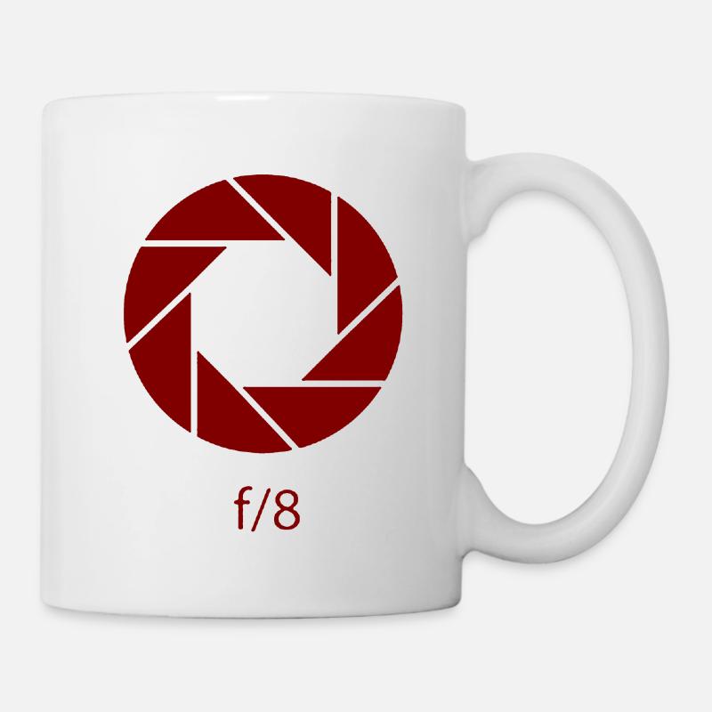 Apertur-f8-Rost - Tasse - Weiß
