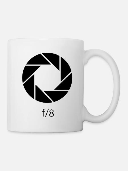 aperture-f8 - Mug - white