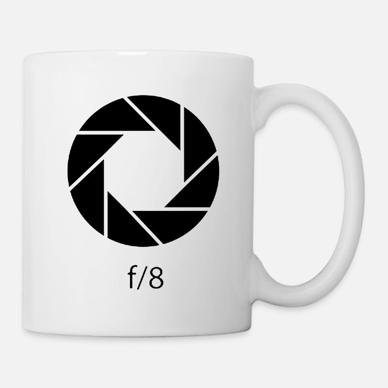 Ouverture-F8 - Mug blanc - blanc