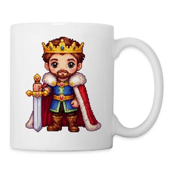 Royal Pixel Warrior - Mug - white - Right