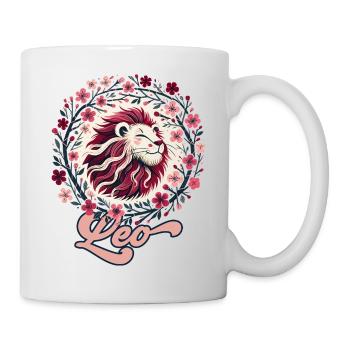 Floral Leo Circle - Mug - white - Right