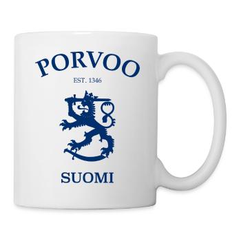 Porvoo Suomi Finland  - Tasse - Weiß - Rechts