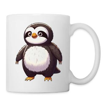 Fantasme mythique amusant de pingouins et paresseux - Mug blanc - blanc - Droite