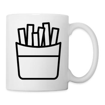Frites - Mug blanc - blanc - Droite