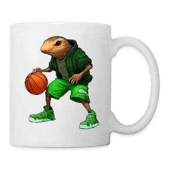 Mole Basketball Player - Mug - white - Right