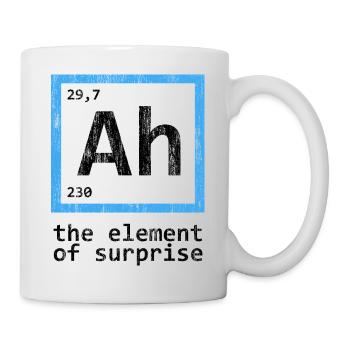 Chemise Élément De Surprise - Mug blanc - blanc - Droite