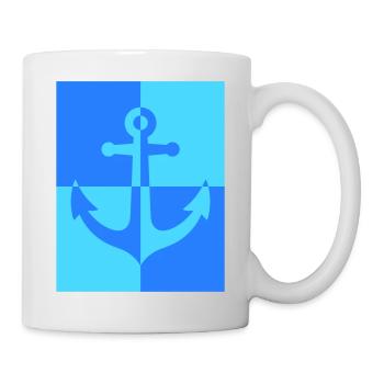 Ancre - Mug blanc - blanc - Droite