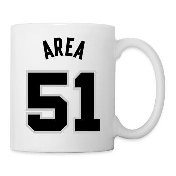 GEBIET 51 Schwarz - Tasse - Weiß - Rechts