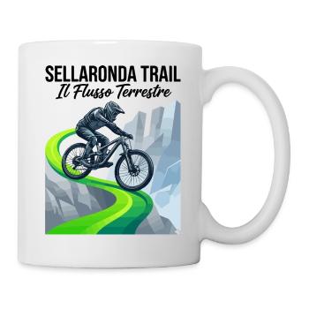Sellaronda Neon Summit MTB Rider - Mug - white - Right
