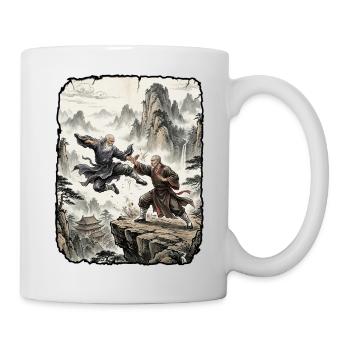 Tradition des arts martiaux du Kung-Fu - Mug blanc - blanc - Droite
