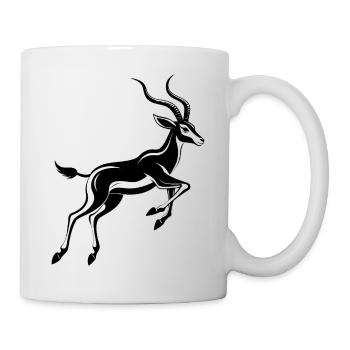 Impala africaine - Mug blanc - blanc - Droite