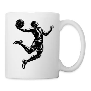 Basketballspieler - Tasse - Weiß - Rechts