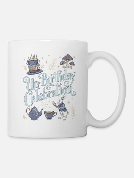 "Unbirthday" Teeparty Wunderland Geburtstag - Mug - white