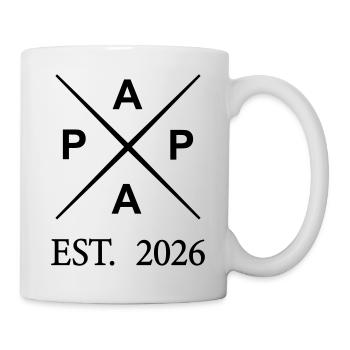 papa_est_2026- - Tasse - Weiß - Rechts