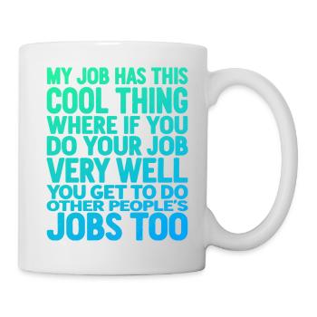 Best colleague – Fun design for the office - Mug - white - Right