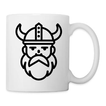 Wikinger - Tasse - Weiß - Rechts