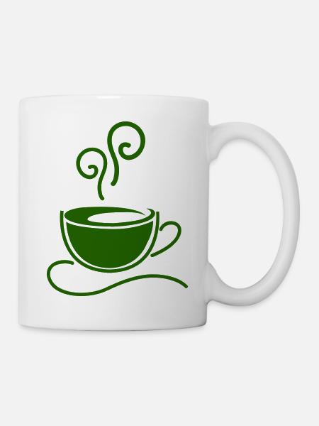 Kaffeetasse Spiralen - Tasse - Weiß
