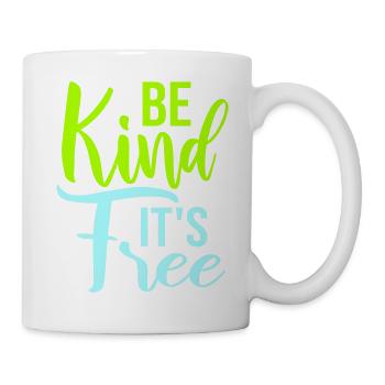 Sois gentil, c’est une déclaration de gentillesse gratuite qui dit - Mug blanc - blanc - Droite