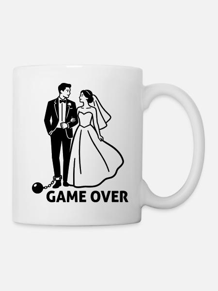 Enterrement de vie de garçon de mariage - Mug blanc - blanc