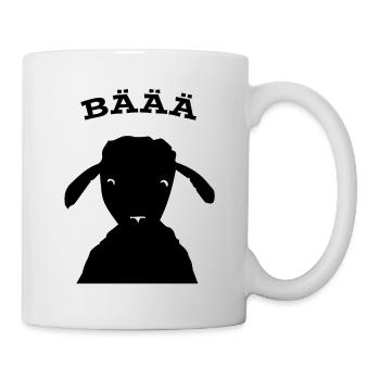 Schaf - Tasse - Weiß - Rechts