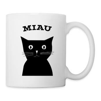 Katze - Tasse - Weiß - Rechts