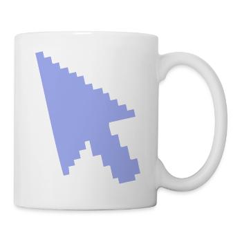 Pointer Mouse Silhouette - Mug - white - Right
