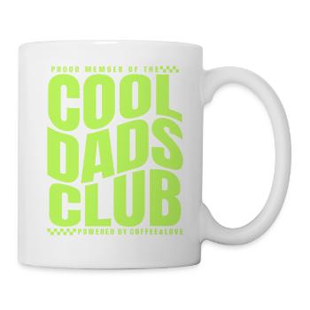 Fête des pères cadeau papa - Club des papas cool - Mug blanc - blanc - Droite